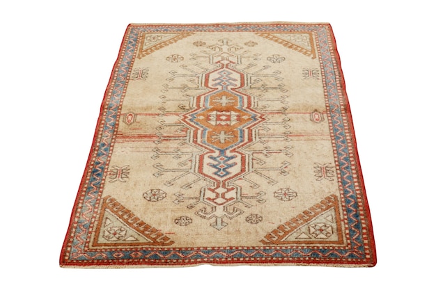 Tapis turc de laine décorative tissé à la main