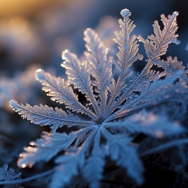 La tapisserie de la nature Une collection de gel d'hiver et d'herbes d'été