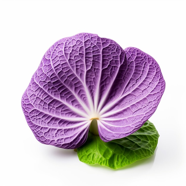 Taro isolé sur fond blanc Légumes à racines fraîcheur