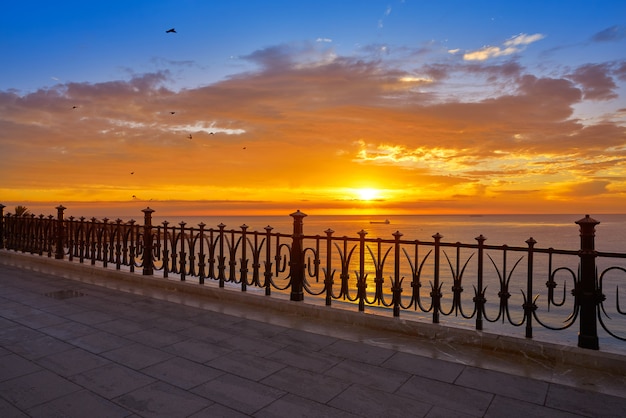 Tarragone Balcon de l&#39;Europe au lever du soleil