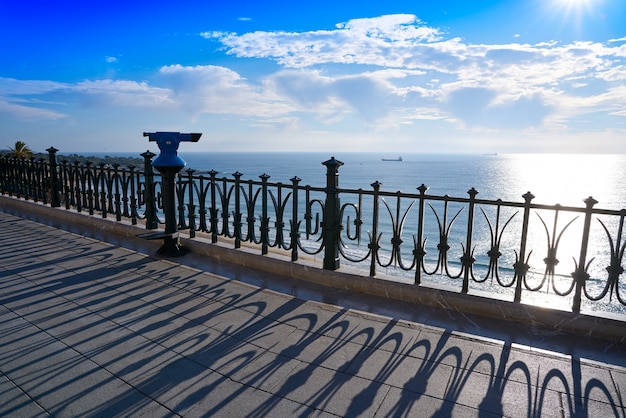 Tarragone Balcon de l&#39;Europe au lever du soleil