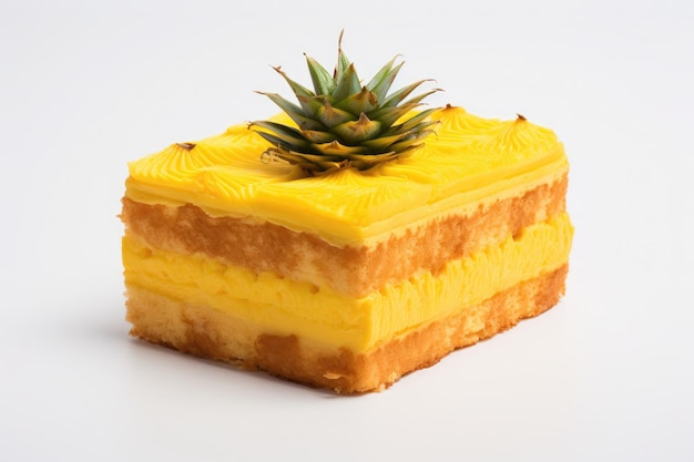 Tarte à l'ananas maison fraîche et savoureuse