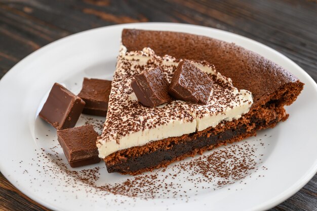 Tarte au chocolat au mascarpone