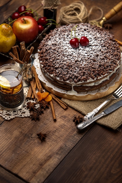 Tarte au chocolat maison