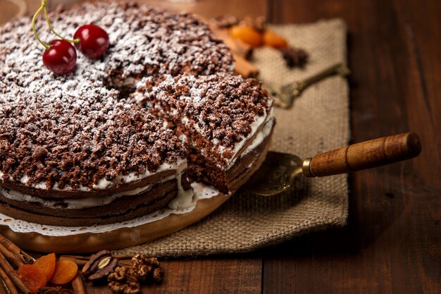 Tarte au chocolat maison