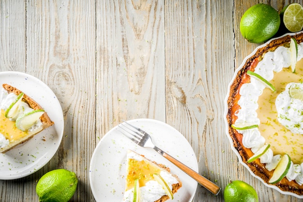 Tarte au citron vert maison