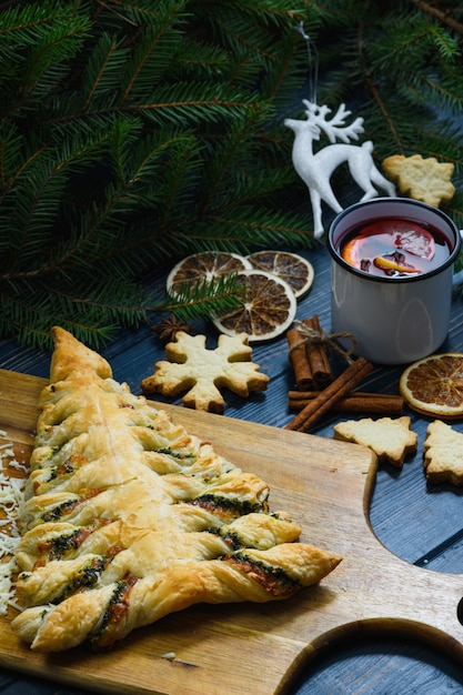 Tarte au fromage de Noël