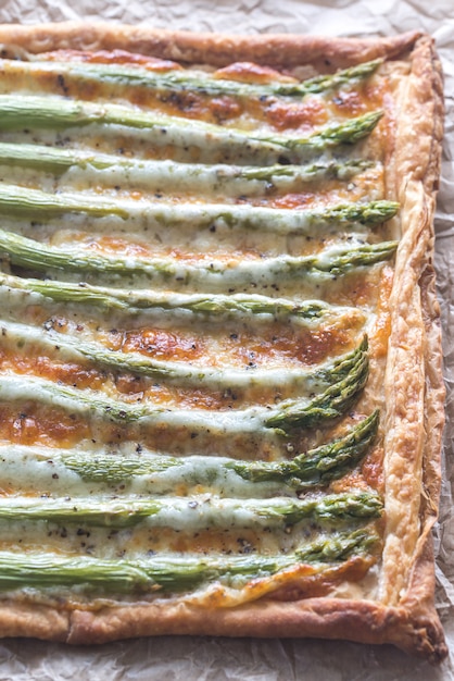 Tarte aux asperges