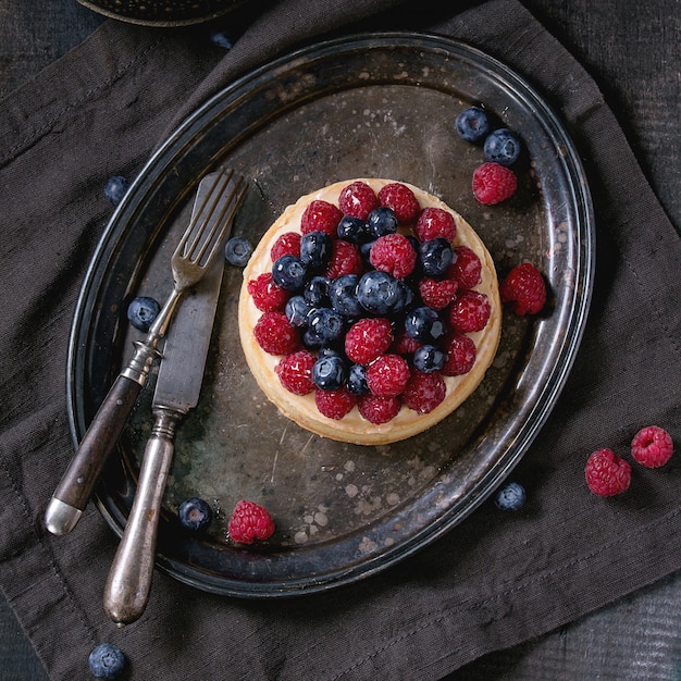 Tarte aux baies fraîches