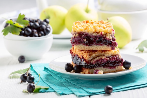 Tarte aux baies avec streusel