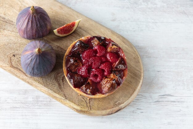 Tarte Aux Figues Et Aux Framboises