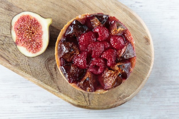 Tarte Aux Figues Et Aux Framboises