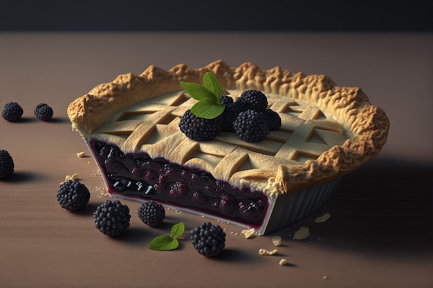 Tarte aux mûres