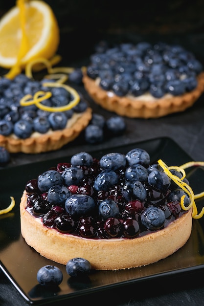 Tarte aux myrtilles