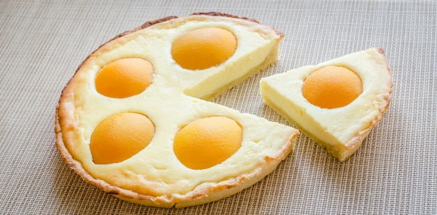 Tarte aux pêches