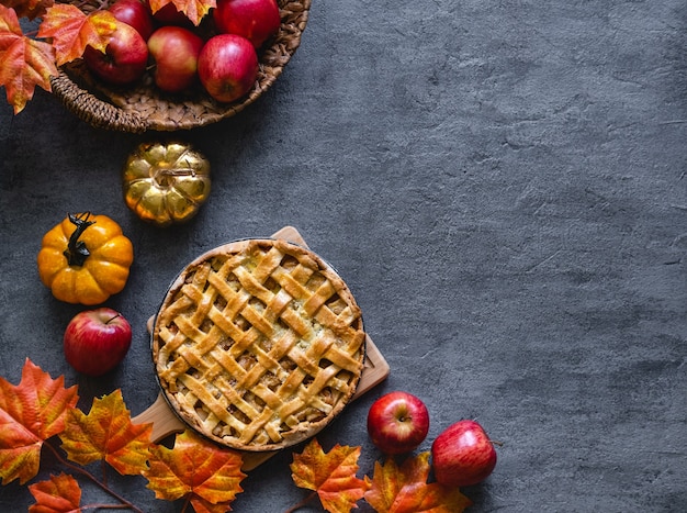 Tarte aux pommes d'automne