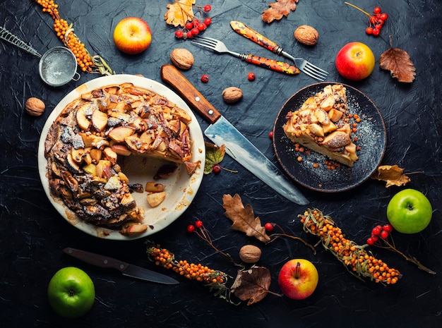 tarte aux pommes d'automne