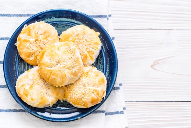 Tarte aux pommes maison dans un style asiatique