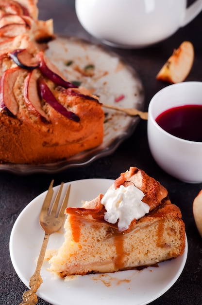 Tarte aux pommes maison