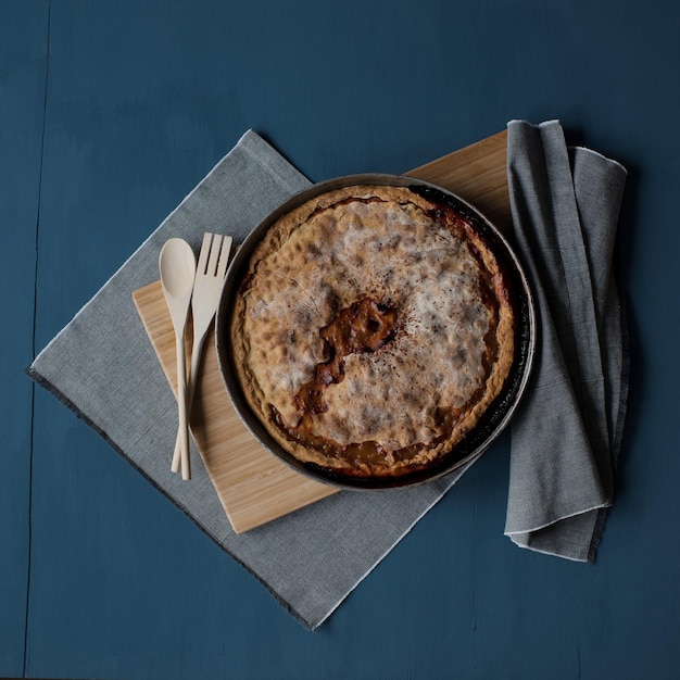 Tarte maison d'automne aux baies