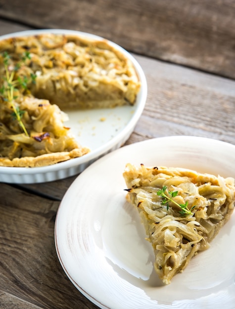 Tarte à l'oignon française