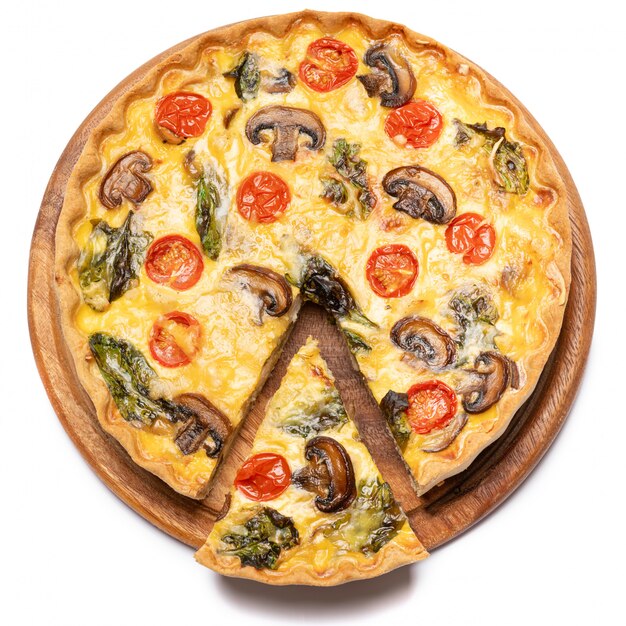 Tarte quiche maison au four traditionnel français