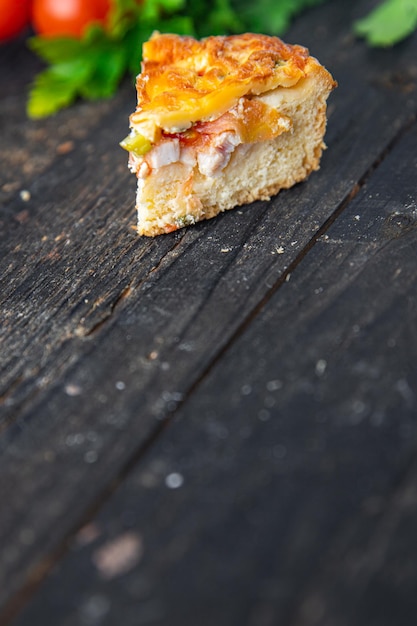 Tarte Salée Quiche Lauren Remplissage Tomate Saumon Légumes Repas Collation