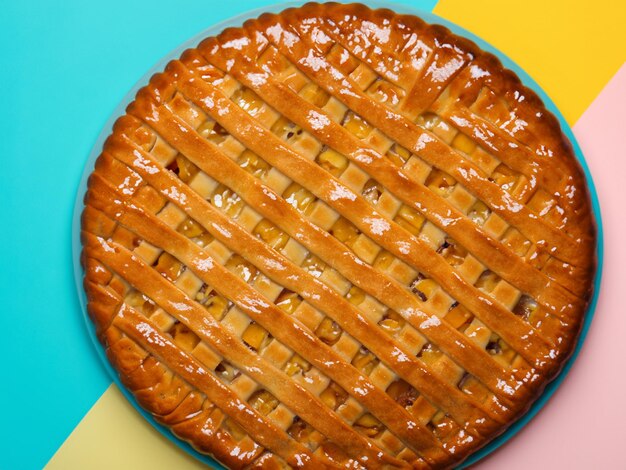 Photo une tarte sucrée