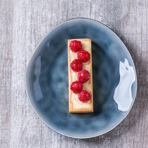 Tartelette aux framboises