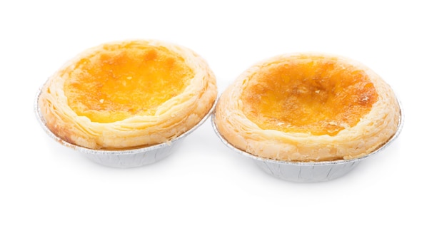 Tartelettes aux oeufs isolés