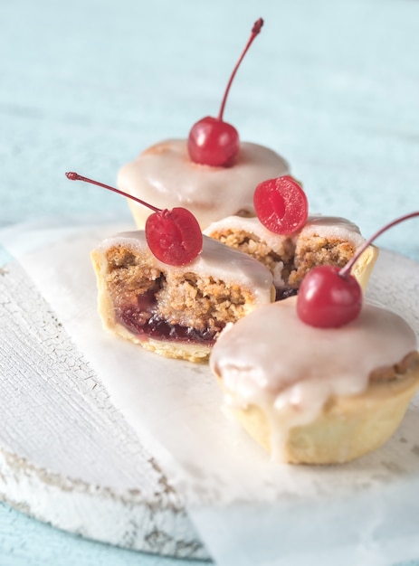 Tartelettes Bakewell à la cerise