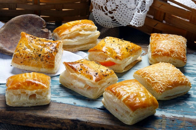 Tartes de pâte feuilletée