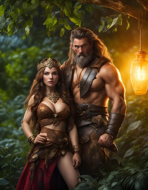 Tarzan et Jane, belles et naturelles