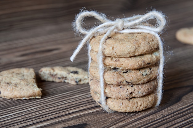 Tas De Biscuits Aux Pépites De Chocolat