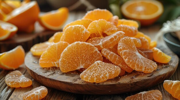 Photo un tas d'oranges avec les mots crème glacée sur le dessus