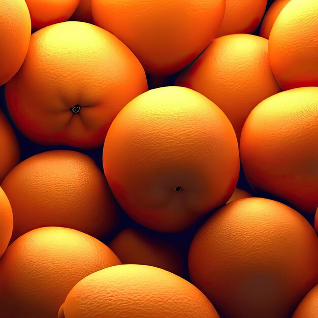 un tas d'oranges qui sont dans une pile IA générative