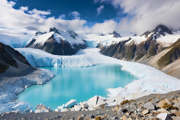 Tasman et le glacier de Tasman