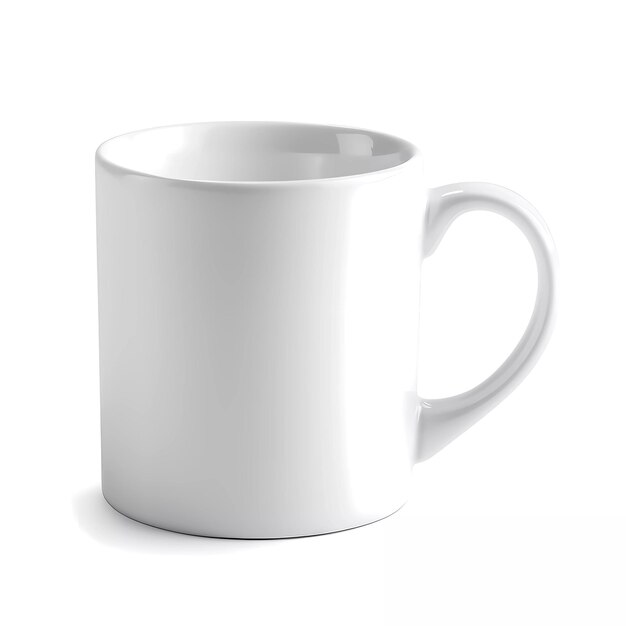 Une tasse blanche avec le mot café dessus.