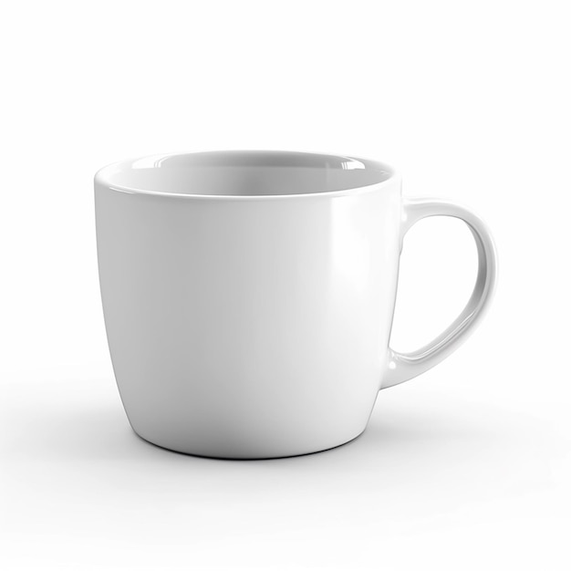 Une tasse blanche avec le mot café dessus