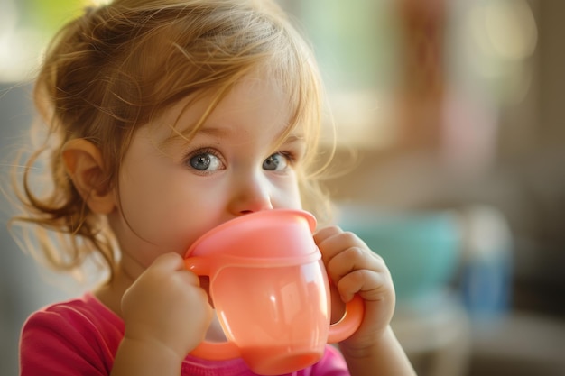 Photo une tasse à boire pour enfants