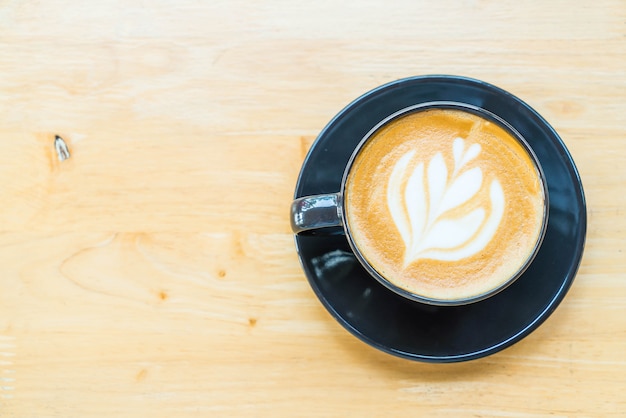 tasse de café au lait chaud