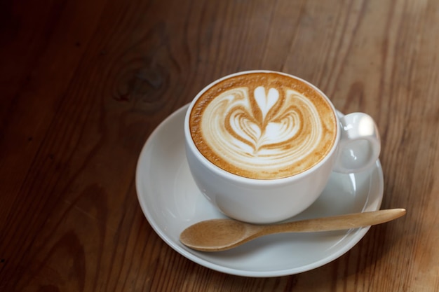 Une tasse de café au lait