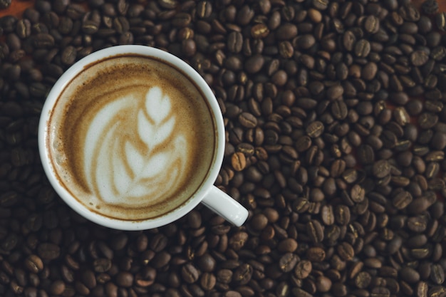 Tasse à café blanche