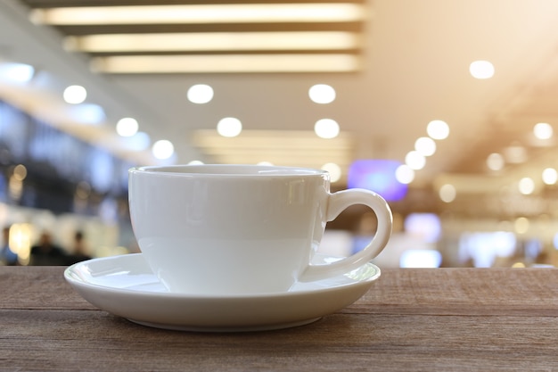 Tasse à café blanche