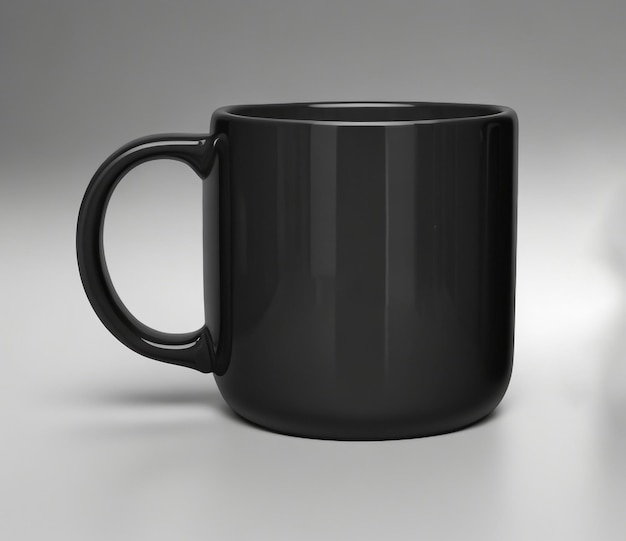 Tasse de café chaud noir