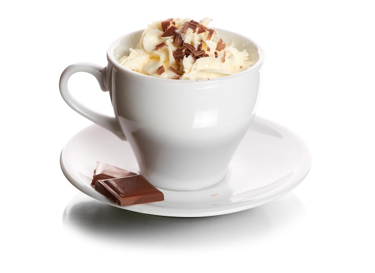 Photo tasse de café crémeuse