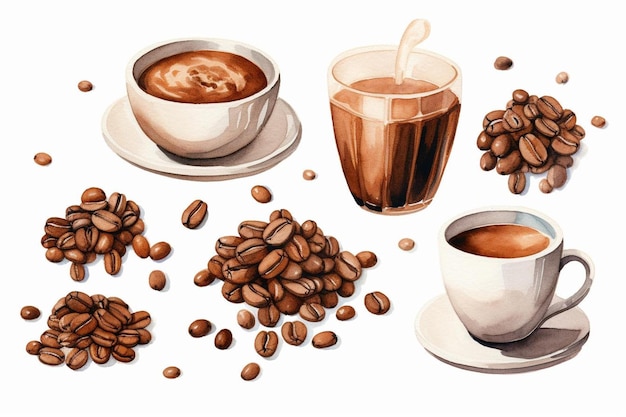 une tasse de café avec une cuillère et du café dessus