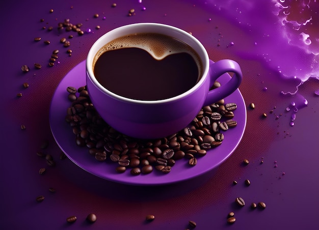 Tasse de café instantané lors de la journée internationale du café