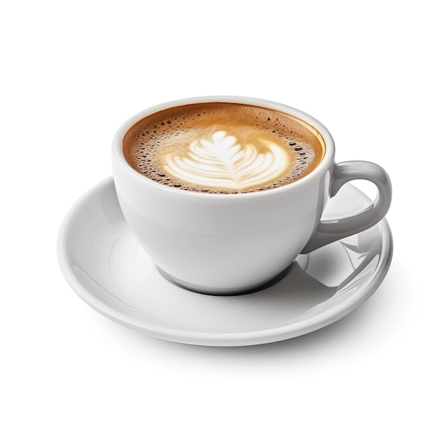 Une tasse de café isolée Illustration AI GenerativexA
