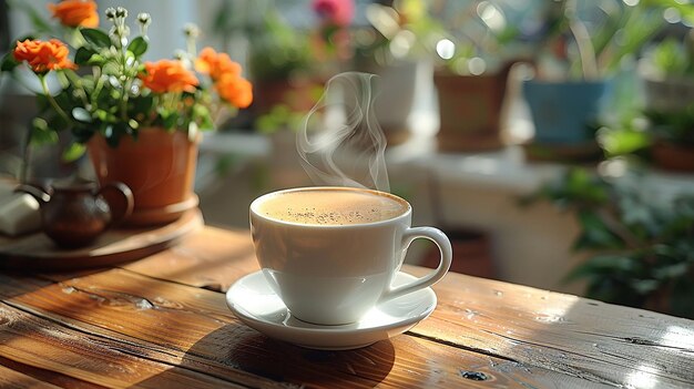 une tasse de café avec le mot café dessus